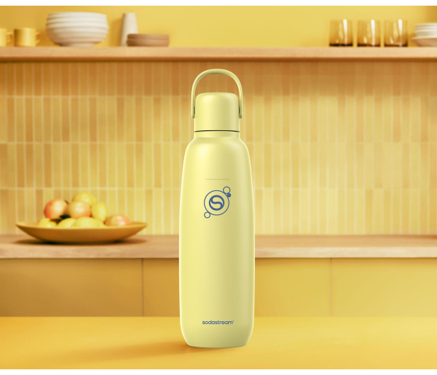 SodaStream Butelka termiczna Fizz&Go w kolorze żółtym 0,9l - 1533420 - zdjęcie 2